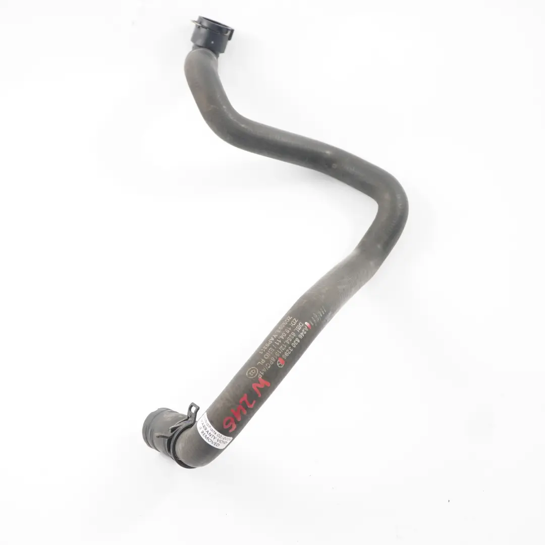 Water Pipe Mercedes C117 W176 W246 Heater Hose to with Part number A2468303296 Water Pipe Mercedes C117 W176 W246 Heater Hose - SKU A2468303296 - Part number A2468303296