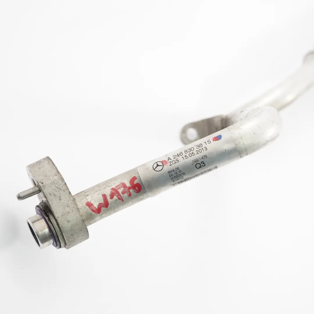 Tuyau de climatisation Ligne compresseur fluide frigorigène A/C pour Mercedes W176 à propos du numéro de pièce A2468303815 Mercedes W176 Tuyau de climatisation Ligne compresseur fluide frigorigène A/C - SKU A2468303815 - Numéro de pièce A2468303815