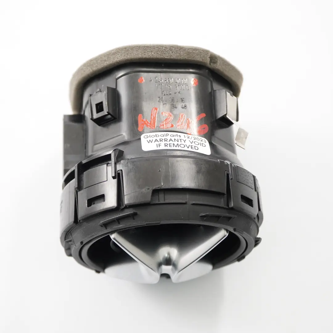 Mercedes W246 Salpicadero Derecho Boquilla Ventilación Silver Shadow - SKU A2468304000 - Número de pieza A2468304000