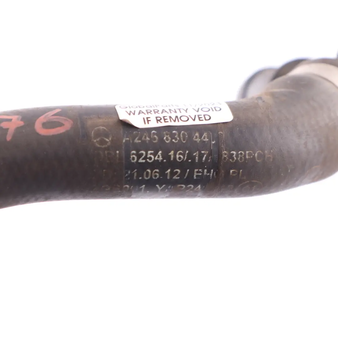 Mercedes W176 W246 Wasserkühler Kühler Schlauch Rohr - SKU A2468308800 - Teilenummer A2468308800