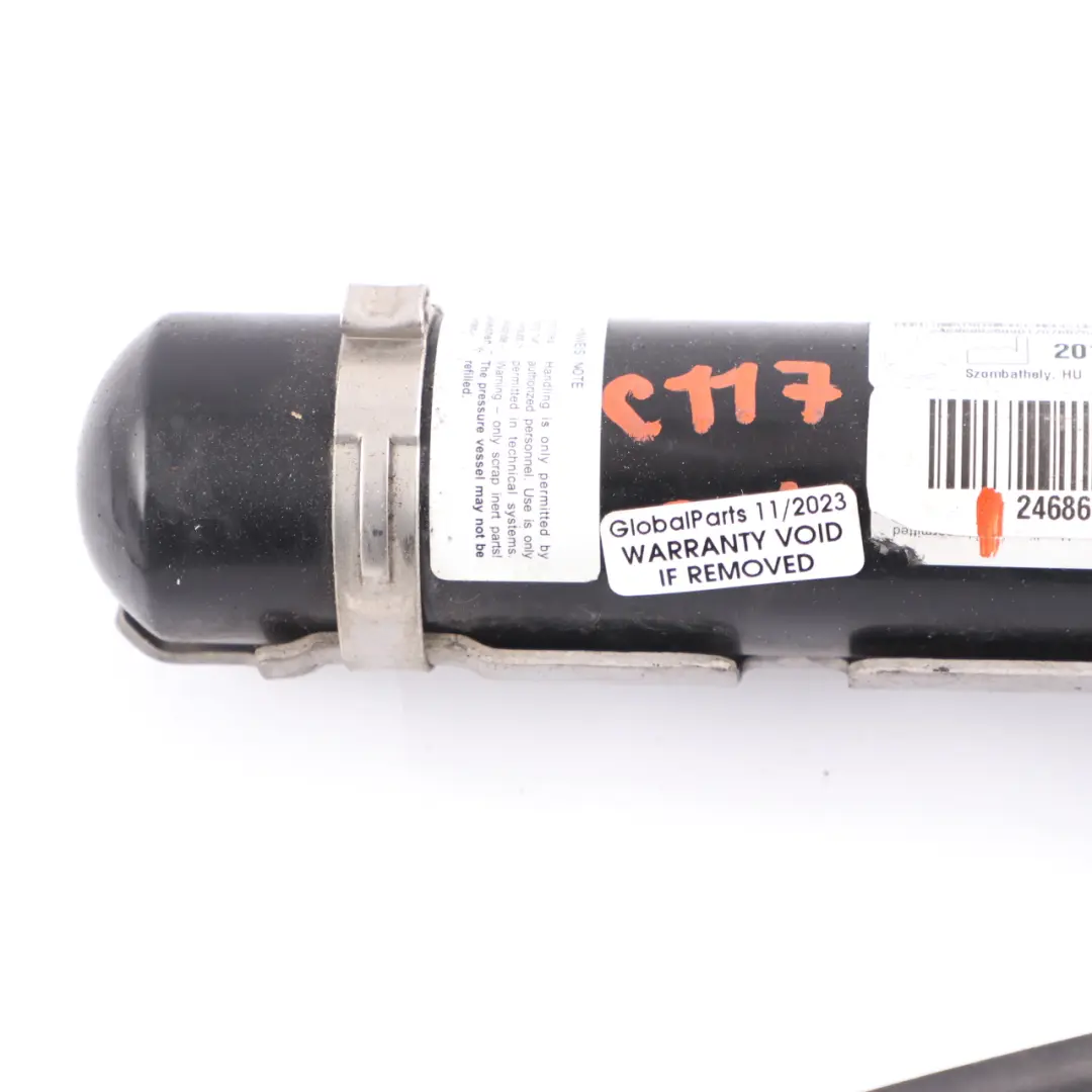 Bonnet Pressure Reservoir Tank Container Actuator to Mercedes W176 with Part number A2468600200 Mercedes W176 Bonnet Pressure Reservoir Tank Container Actuator - SKU A2468600200 - Part number A2468600200