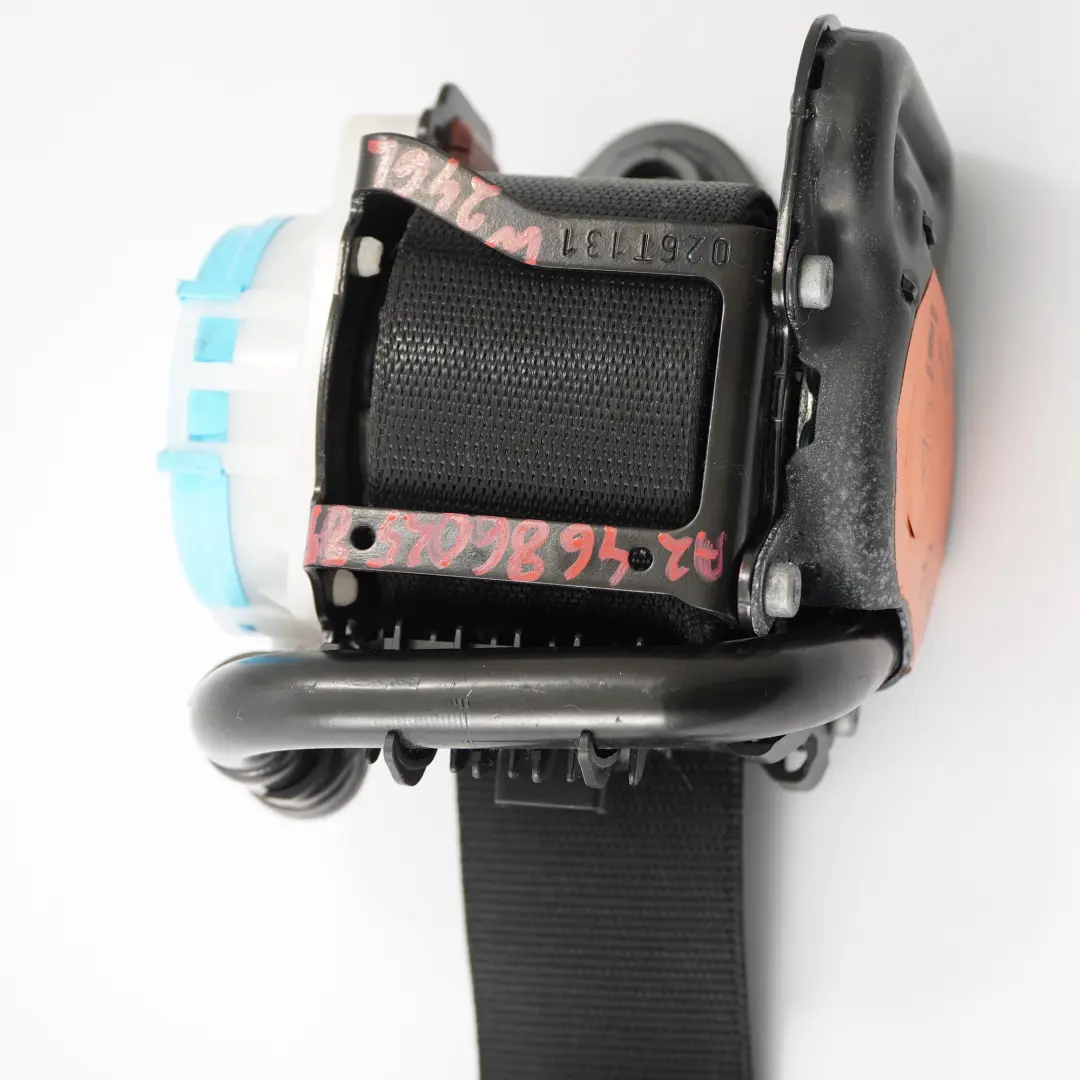 Belt Front Left N/S Safety Belt Black to Mercedes W246 Seat with Part number A2468602585 Mercedes W246 Seat Belt Front Left N/S Safety Belt Black - SKU A2468602585 - Part number A2468602585
