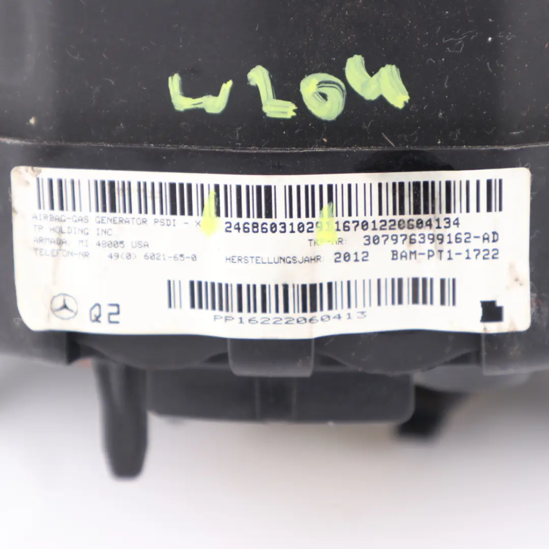 Steering Wheel Driver's Side Module Black to Mercedes W204 with Part number A2468603102 Mercedes W204 Steering Wheel Driver's Side Module Black - SKU A2468603102 - Part number A2468603102