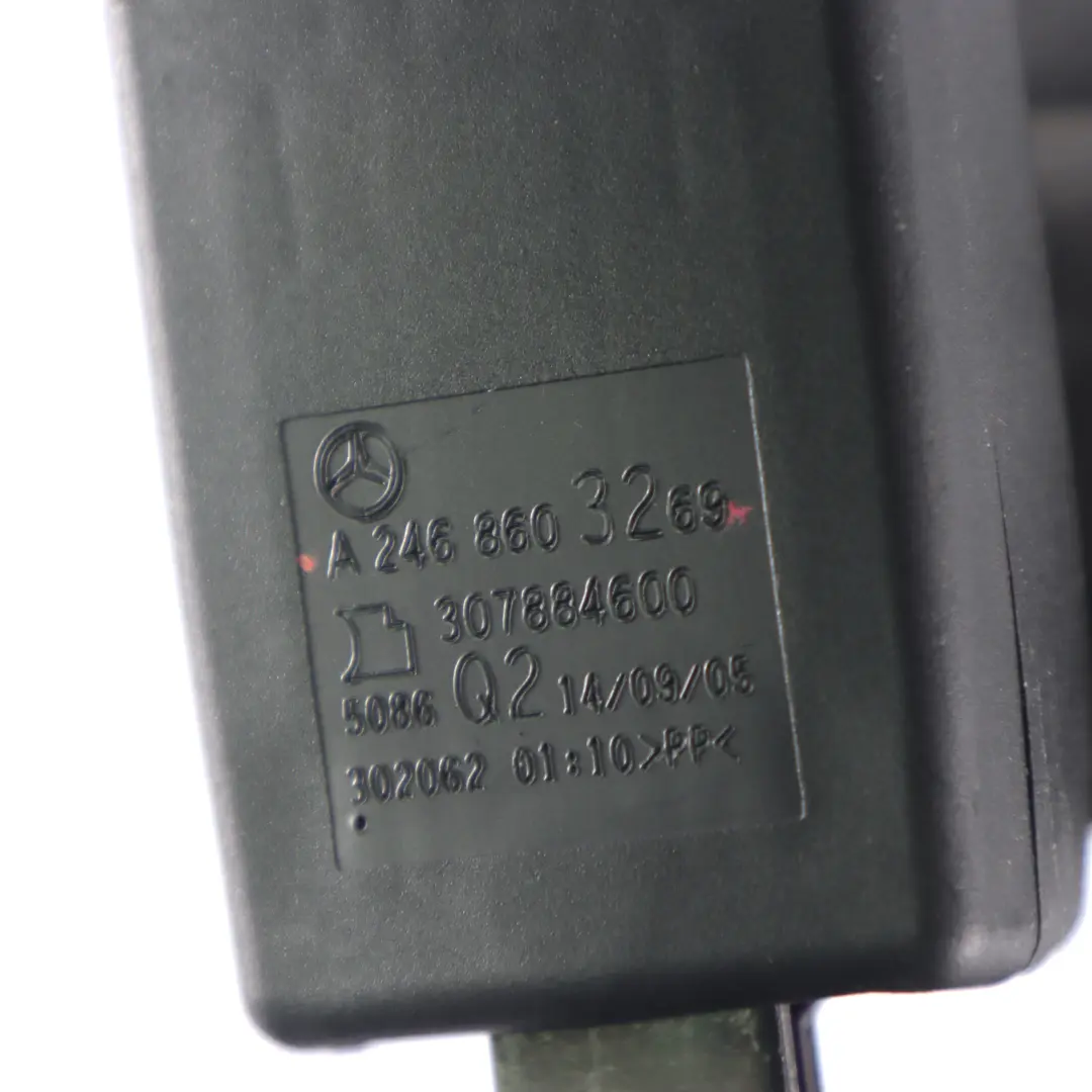 Zapięcie Klamry Pasa Bezpieczestwa Tył Środkowa i Prawa do Mercedes W246 o numerze A2468603269 Mercedes W246 Zapięcie Klamry Pasa Bezpieczestwa Tył Środkowa i Prawa - SKU A2468603269 - Numer Części A2468603269
