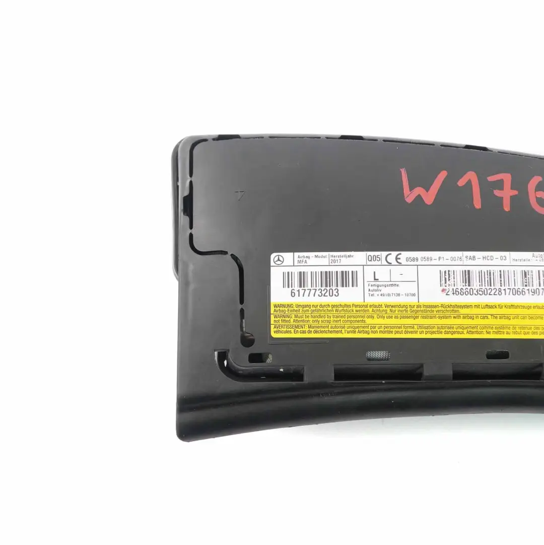 Mercedes W176 Module SRS de l'airbag latéral du siège avant gauche - SKU A2468603502 - Numéro de pièce A2468603502