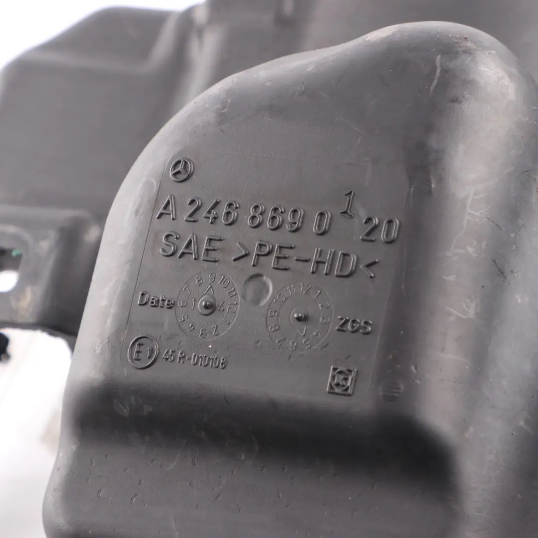 Botella Lavaparabrisas Mercedes W176 W246 Depósito de líquido del parabrisas para con número de pieza A2468690120 Botella Lavaparabrisas Mercedes W176 W246 Depósito de líquido del parabrisas - SKU A2468690120 - Número de pieza A2468690120