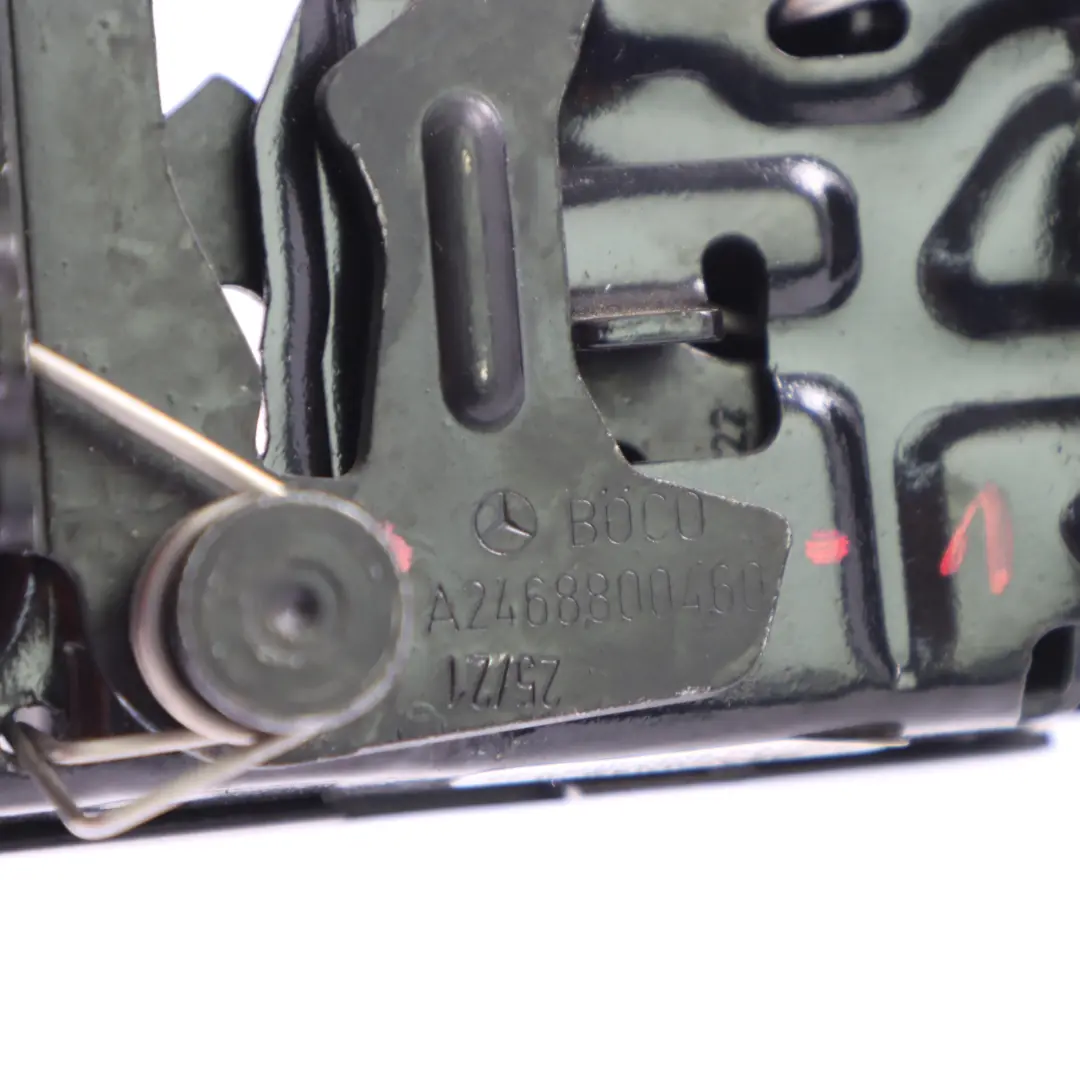  Cerradura capó Mercedes W176 W246 Pestillo inferior liberación capó - SKU A2468800460-1 - Número de pieza A2468800460