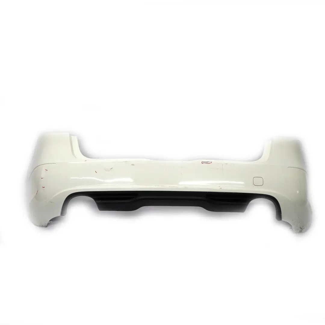 Bumper Rear Trim Panel Cover Calcite White - 650 to Mercedes W246 with Part number A2468803440 Mercedes W246 Bumper Rear Trim Panel Cover Calcite White - 650 - SKU A2468803440-CW - Part number A2468803440