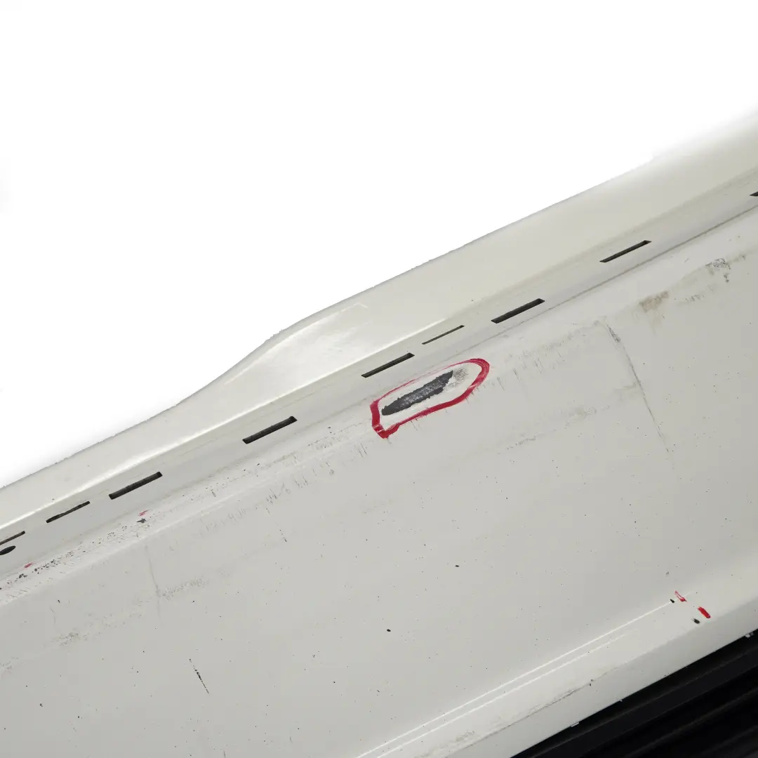 Bumper Rear Trim Panel Cover Calcite White - 650 to Mercedes W246 with Part number A2468803440 Mercedes W246 Bumper Rear Trim Panel Cover Calcite White - 650 - SKU A2468803440-CW - Part number A2468803440