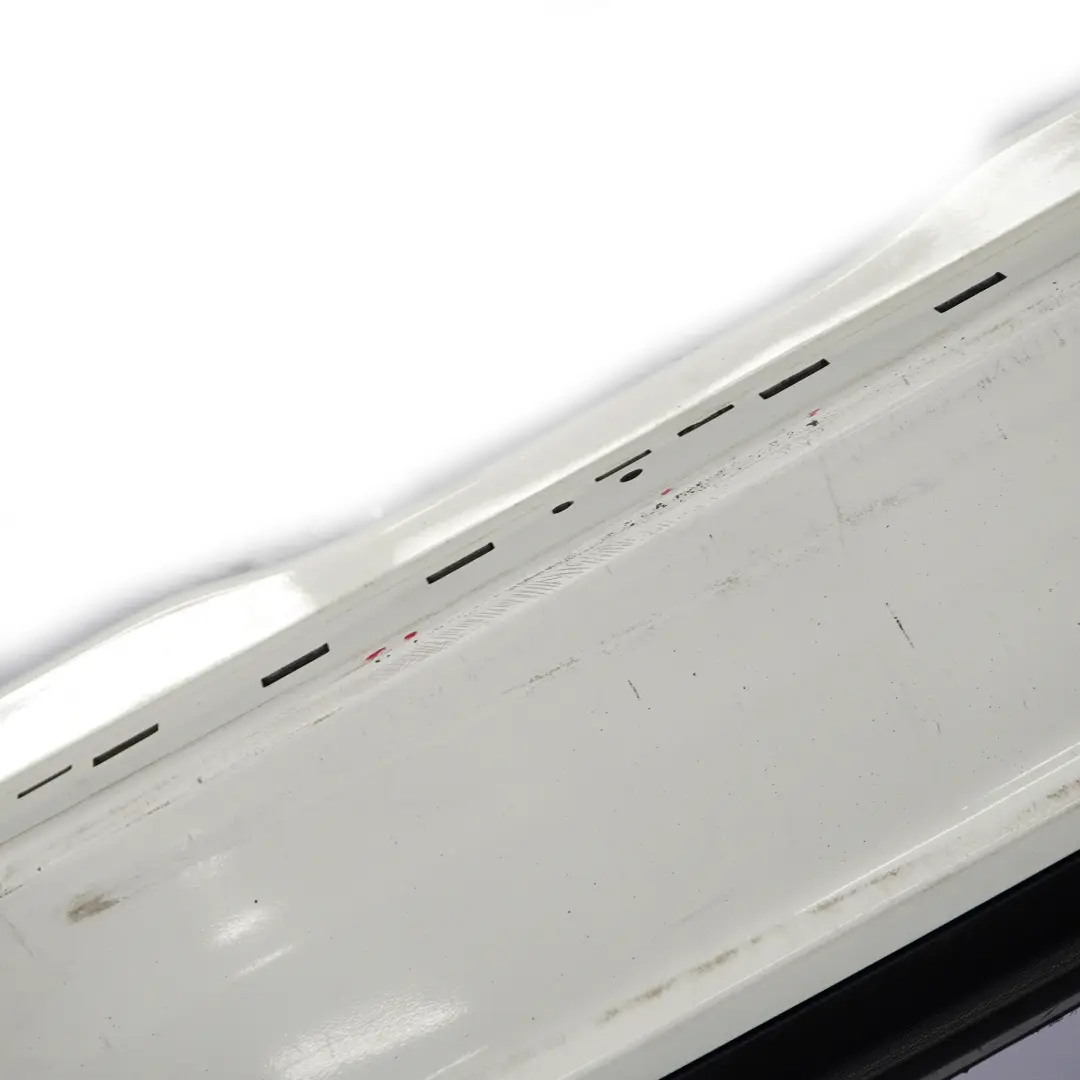 Bumper Rear Trim Panel Cover Calcite White - 650 to Mercedes W246 with Part number A2468803440 Mercedes W246 Bumper Rear Trim Panel Cover Calcite White - 650 - SKU A2468803440-CW - Part number A2468803440