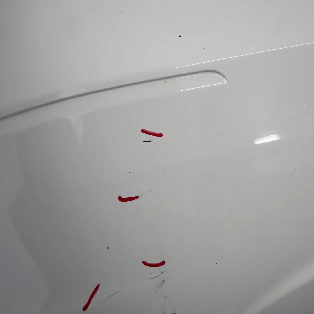 Bumper Rear Trim Panel Cover Calcite White - 650 to Mercedes W246 with Part number A2468803440 Mercedes W246 Bumper Rear Trim Panel Cover Calcite White - 650 - SKU A2468803440-CW - Part number A2468803440