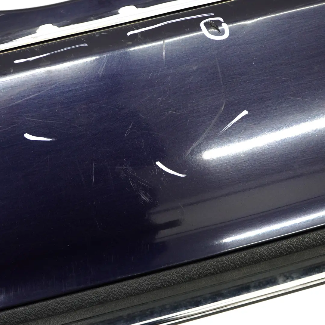 Bumper Rear Trim Panel Cover Cavansite Blue Metallic - 890 to Mercedes W246 with Part number A2468804100 Mercedes W246 Bumper Rear Trim Panel Cover Cavansite Blue Metallic - 890 - SKU A2468804100-CVB - Part number A2468804100