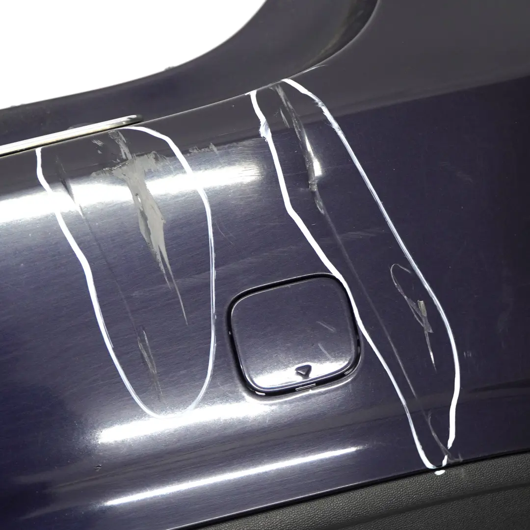 Bumper Rear Trim Panel Cover Cavansite Blue Metallic - 890 to Mercedes W246 with Part number A2468804100 Mercedes W246 Bumper Rear Trim Panel Cover Cavansite Blue Metallic - 890 - SKU A2468804100-CVB - Part number A2468804100