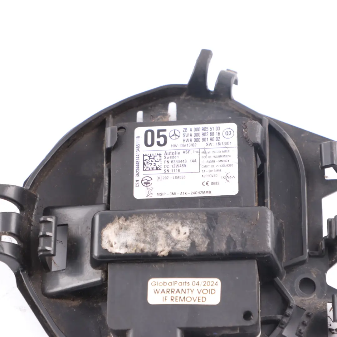  Radar Sensor Mercedes W176 W246 Front Grille Bracket Collision Radar - SKU A2468880014-1 - Part number A2468880014