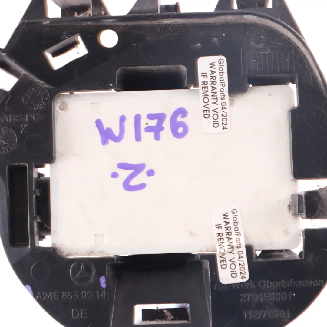  Radar Sensor Mercedes W176 W246 Front Grille Bracket Collision Radar - SKU A2468880014-1 - Part number A2468880014