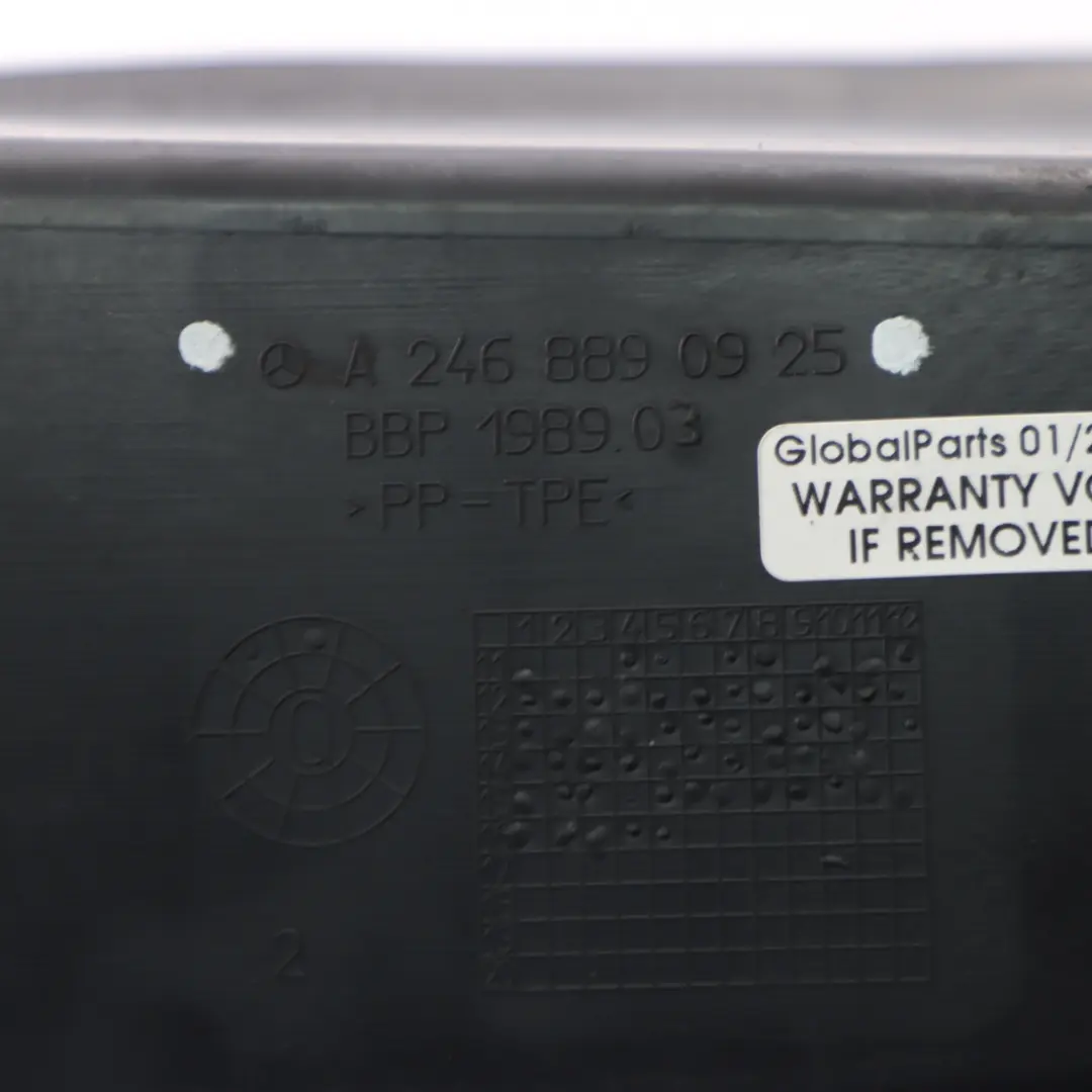 Kotflügelhalterung Halter vorne links für Mercedes W246 mit Teilenummer A2468890925 Mercedes W246 Kotflügelhalterung Halter vorne links - SKU A2468890925 - Teilenummer A2468890925