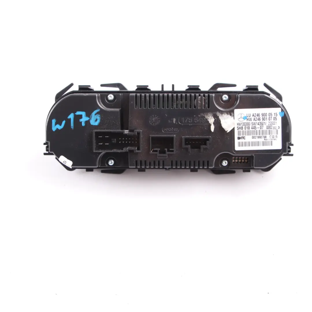  Panneau climatisation Mercedes W176 Automatique Chauffage A/C - SKU A2469000515 - Numéro de pièce A2469000515