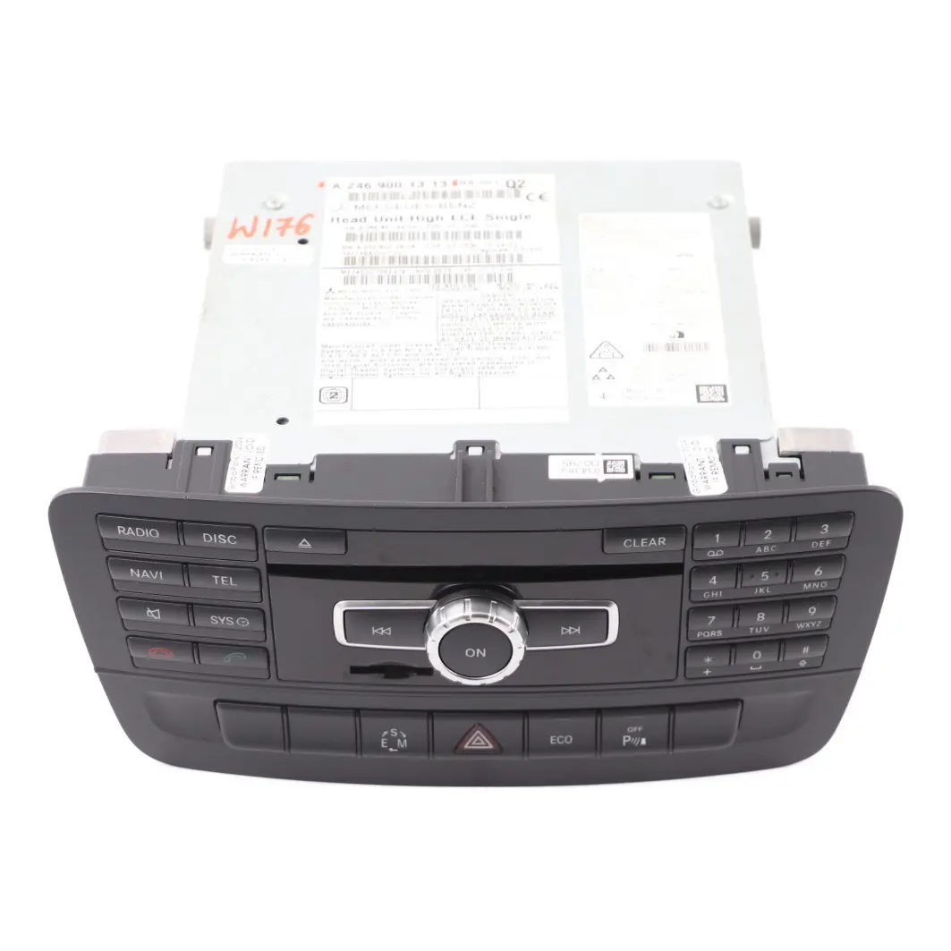 Radio CD Player Mercedes W176 W246 COMAND Nav Sat Head Unit to with Part number A2469001313 Radio CD Player Mercedes W176 W246 COMAND Nav Sat Head Unit - SKU A2469001313 - Part number A2469001313