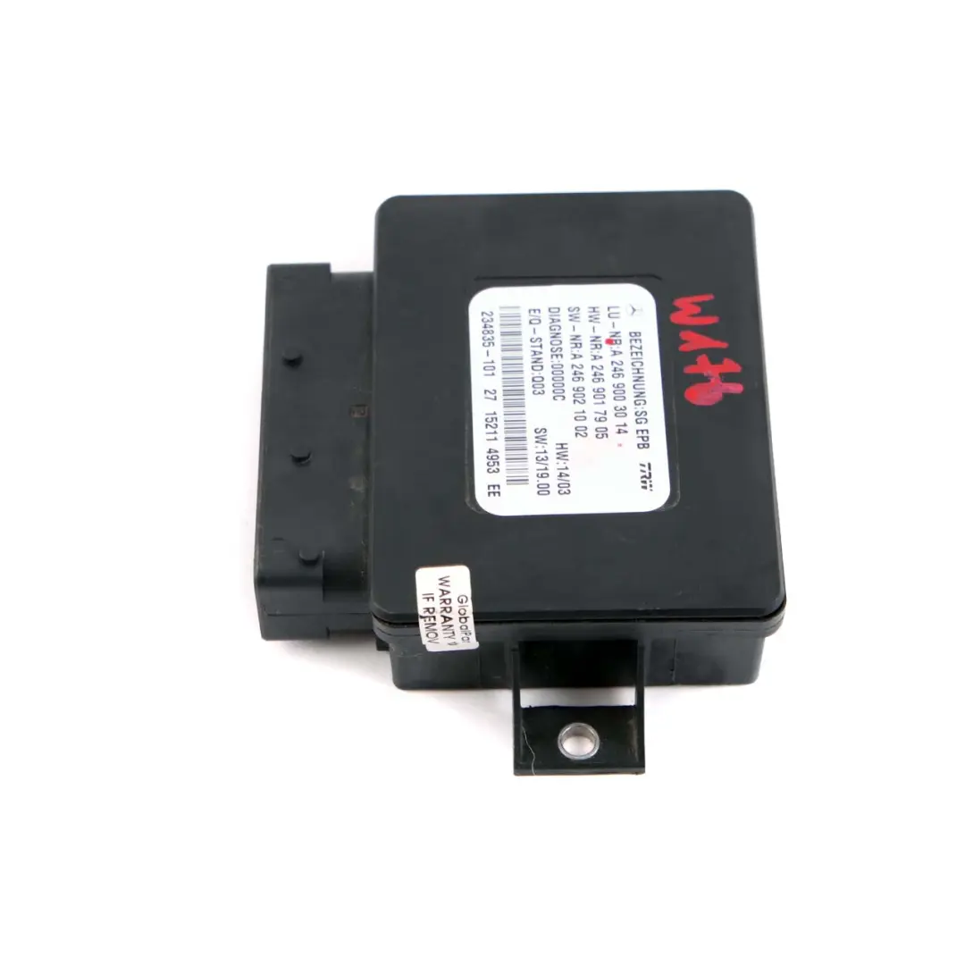 W231 W246 Unité contrôle frein stationnement Module pour Mercedes W176 à propos du numéro de pièce A2469003014 Mercedes W176 W231 W246 Unité contrôle frein stationnement Module - SKU A2469003014 - Numéro de pièce A2469003014
