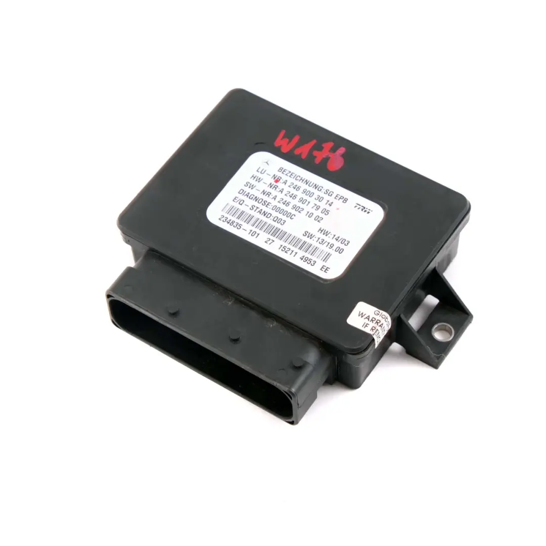 W231 W246 Elektrische Parkbremse Steuergerät Modul für Mercedes W176 mit Teilenummer A2469003014 Mercedes W176 W231 W246 Elektrische Parkbremse Steuergerät Modul - SKU A2469003014 - Teilenummer A2469003014