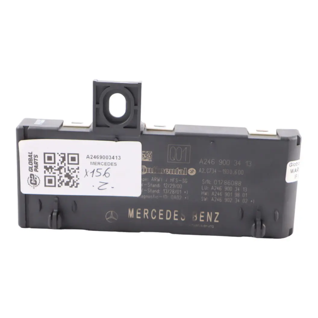 Bootlid Control Unit Trunk Lid Module to Mercedes X156 with Part number A2469003413 Mercedes X156 Bootlid Control Unit Trunk Lid Module - SKU A2469003413 - Part number A2469003413