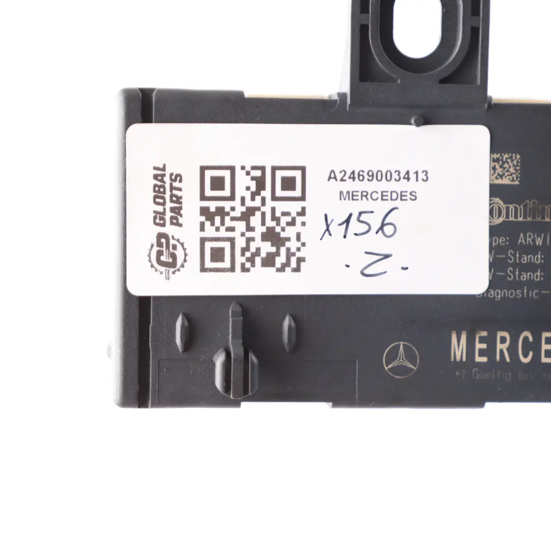 Bootlid Control Unit Trunk Lid Module to Mercedes X156 with Part number A2469003413 Mercedes X156 Bootlid Control Unit Trunk Lid Module - SKU A2469003413 - Part number A2469003413