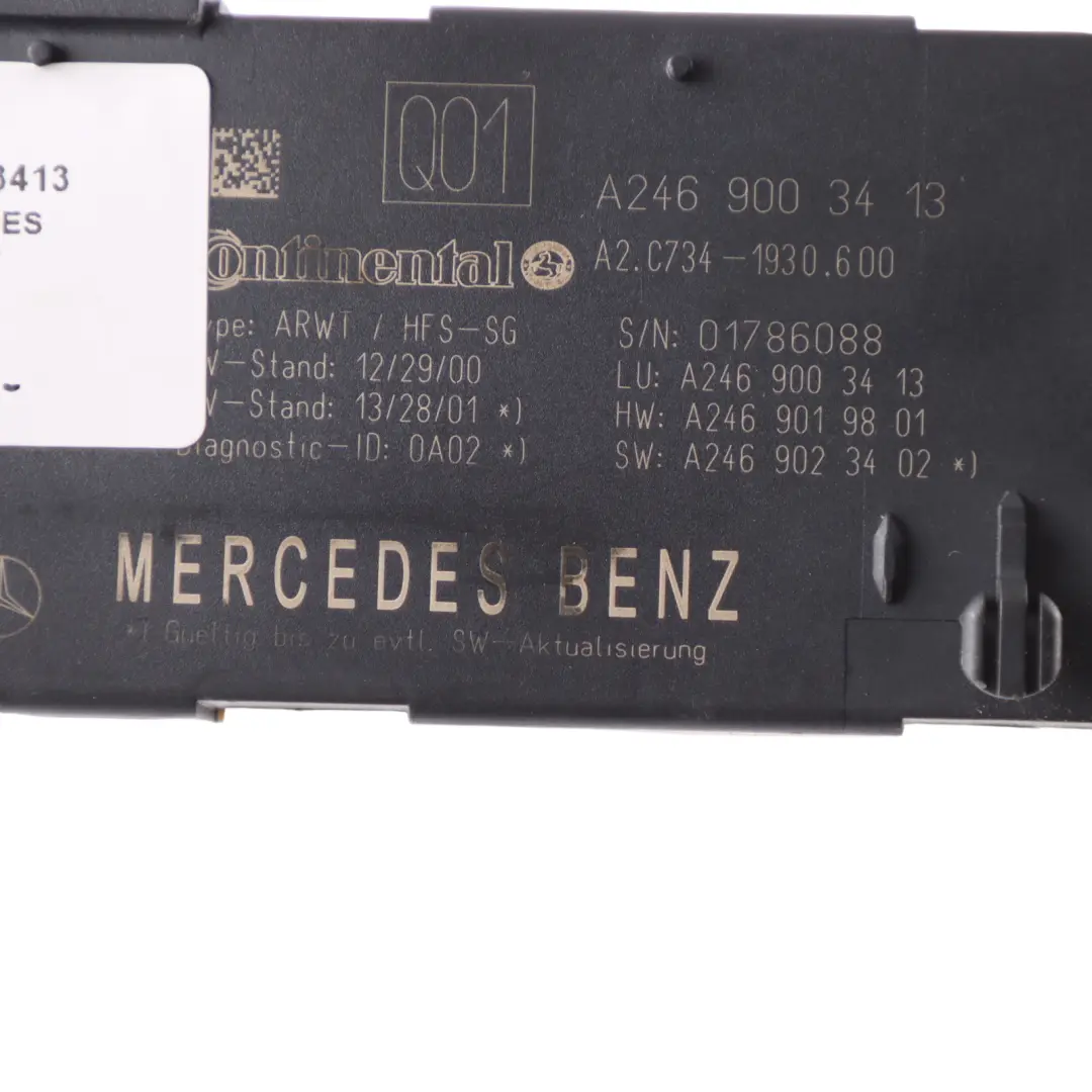 Mercedes X156 Bootlid Control Unit Trunk Lid Module - SKU A2469003413 - Part number A2469003413