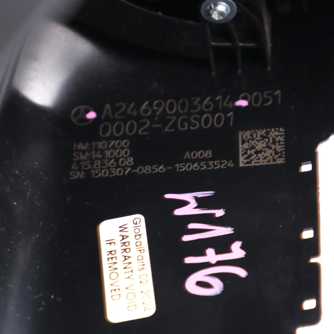  Slittamento sterzo Mercedes W176 W246 W447 interruttore della ruota - SKU A2469003614 - Numero di parte A2469003614