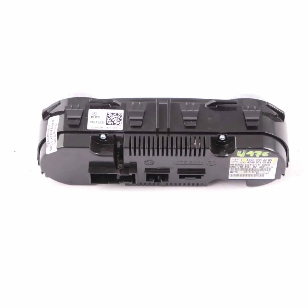 Heater Climate Control Unit Switch Panel to Mercedes W176 W246 with Part number A2469004405 Mercedes W176 W246 Heater Climate Control Unit Switch Panel - SKU A2469004405 - Part number A2469004405
