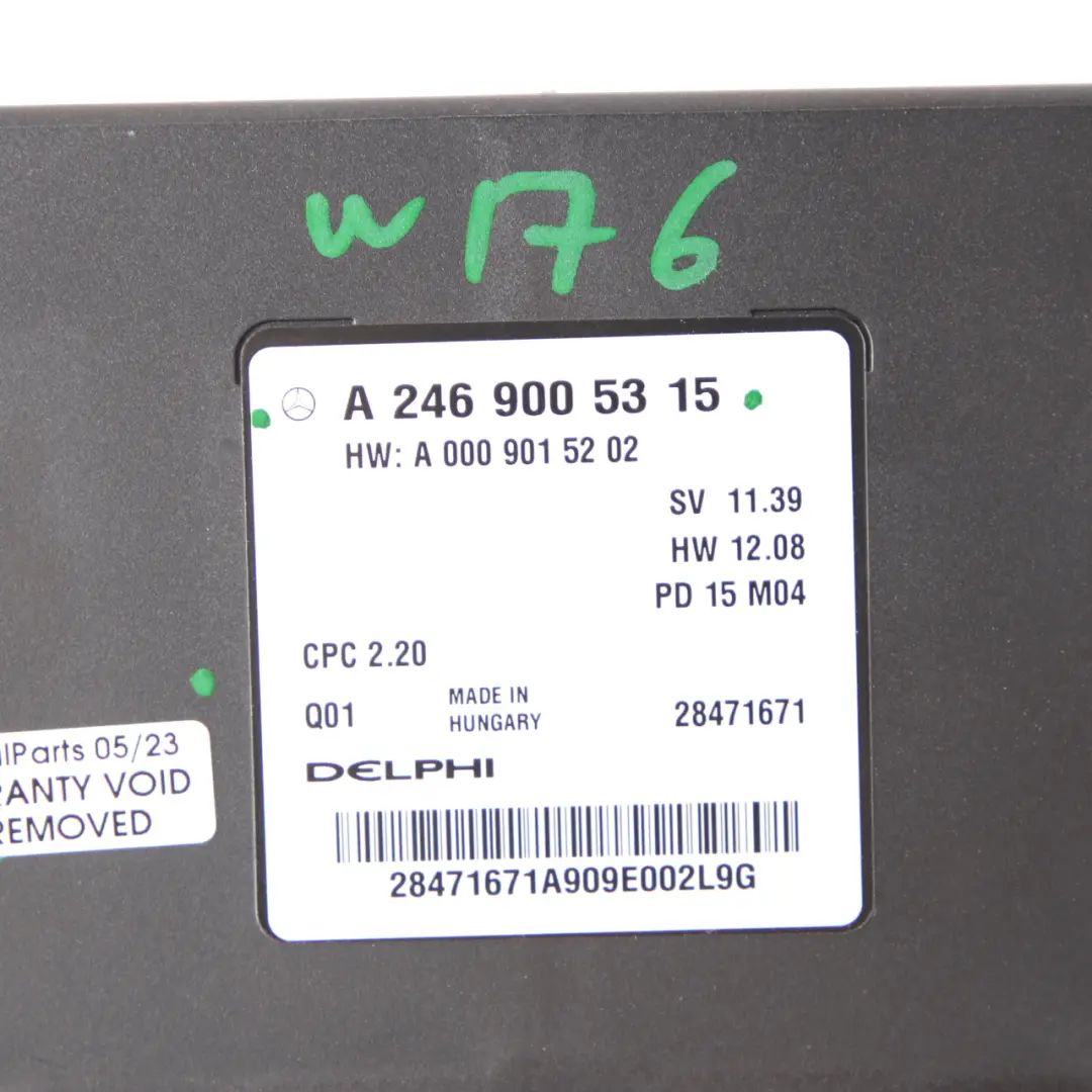  Modulo trasmissione Mercedes W176 OM607 Diesel Unità di controllo - SKU A2469005315 - Numero di parte A2469005315