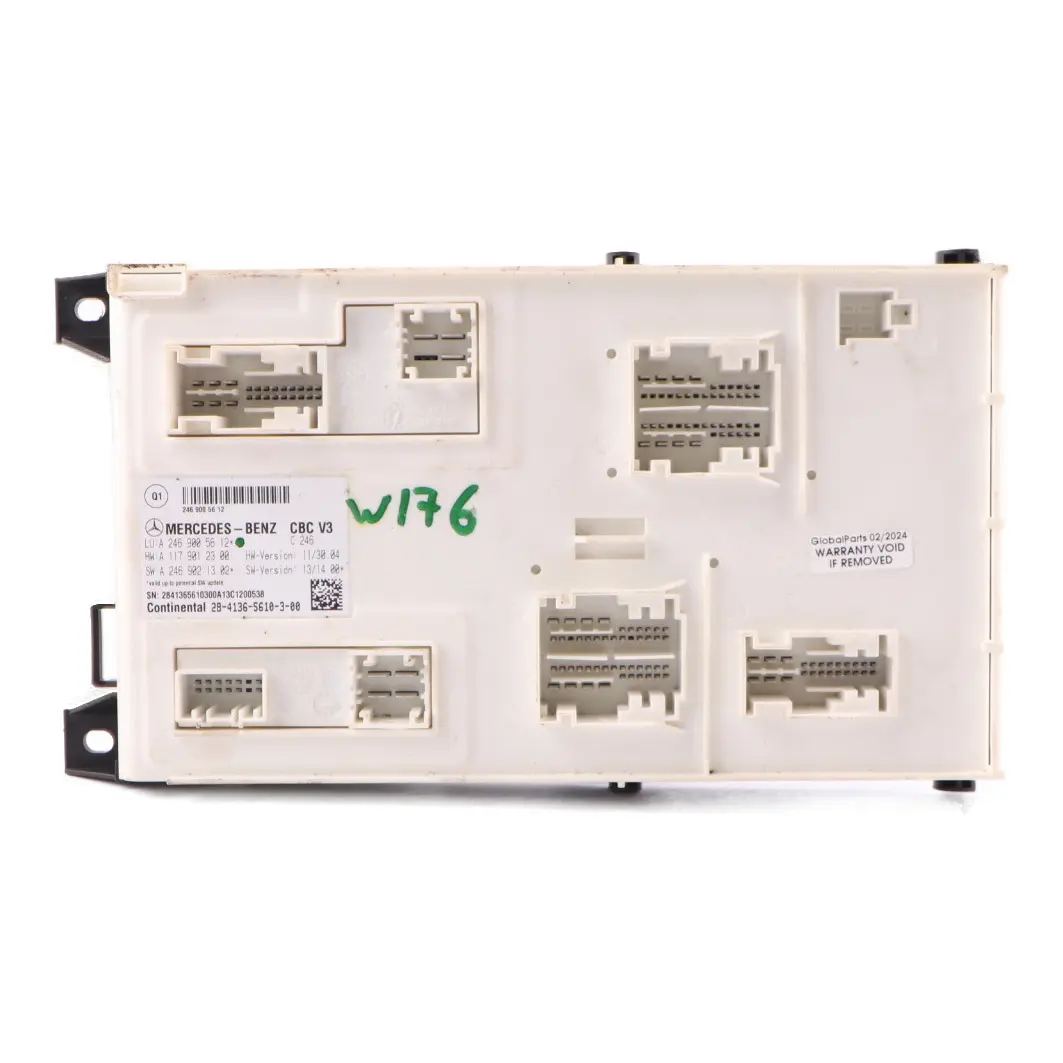 Fuse Box Mercedes W176 Front Fuse Relay Box Sam Control Module N10 to with Part number A2469005612 Fuse Box Mercedes W176 Front Fuse Relay Box Sam Control Module N10 - SKU A2469005612 - Part number A2469005612