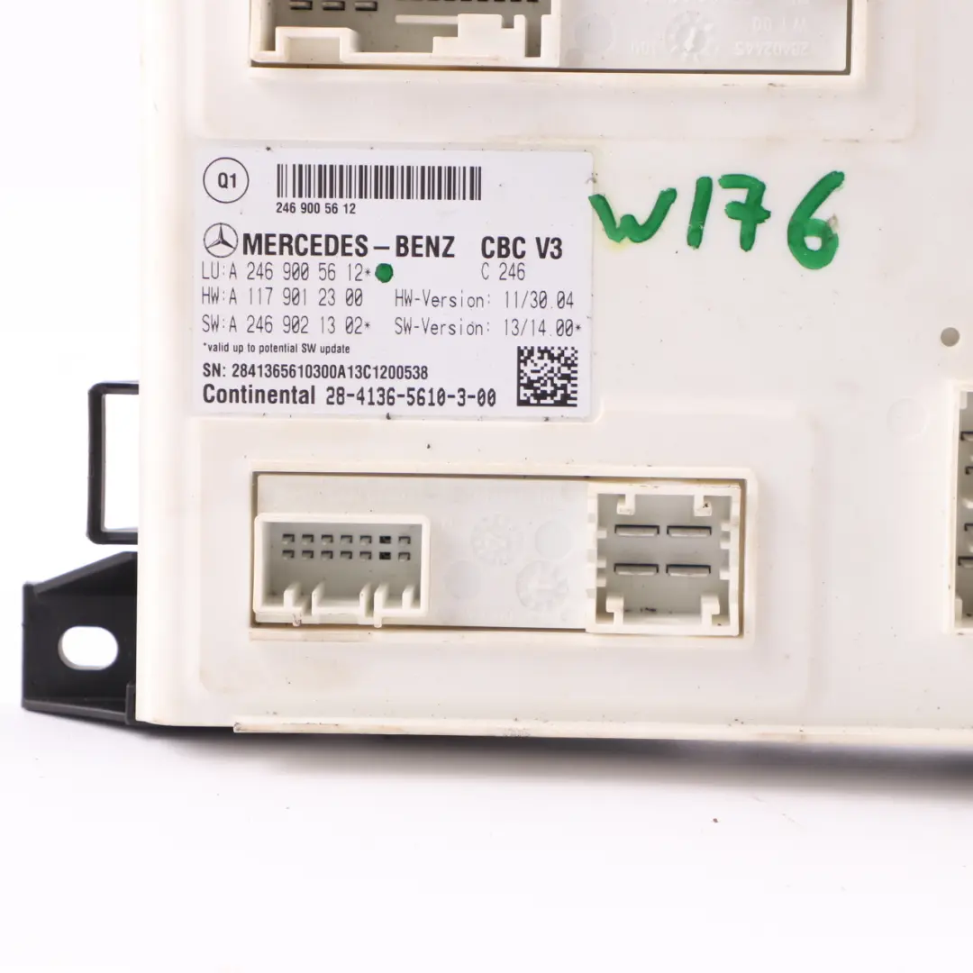  Fuse Box Mercedes W176 Front Fuse Relay Box Sam Control Module N10 - SKU A2469005612 - Part number A2469005612