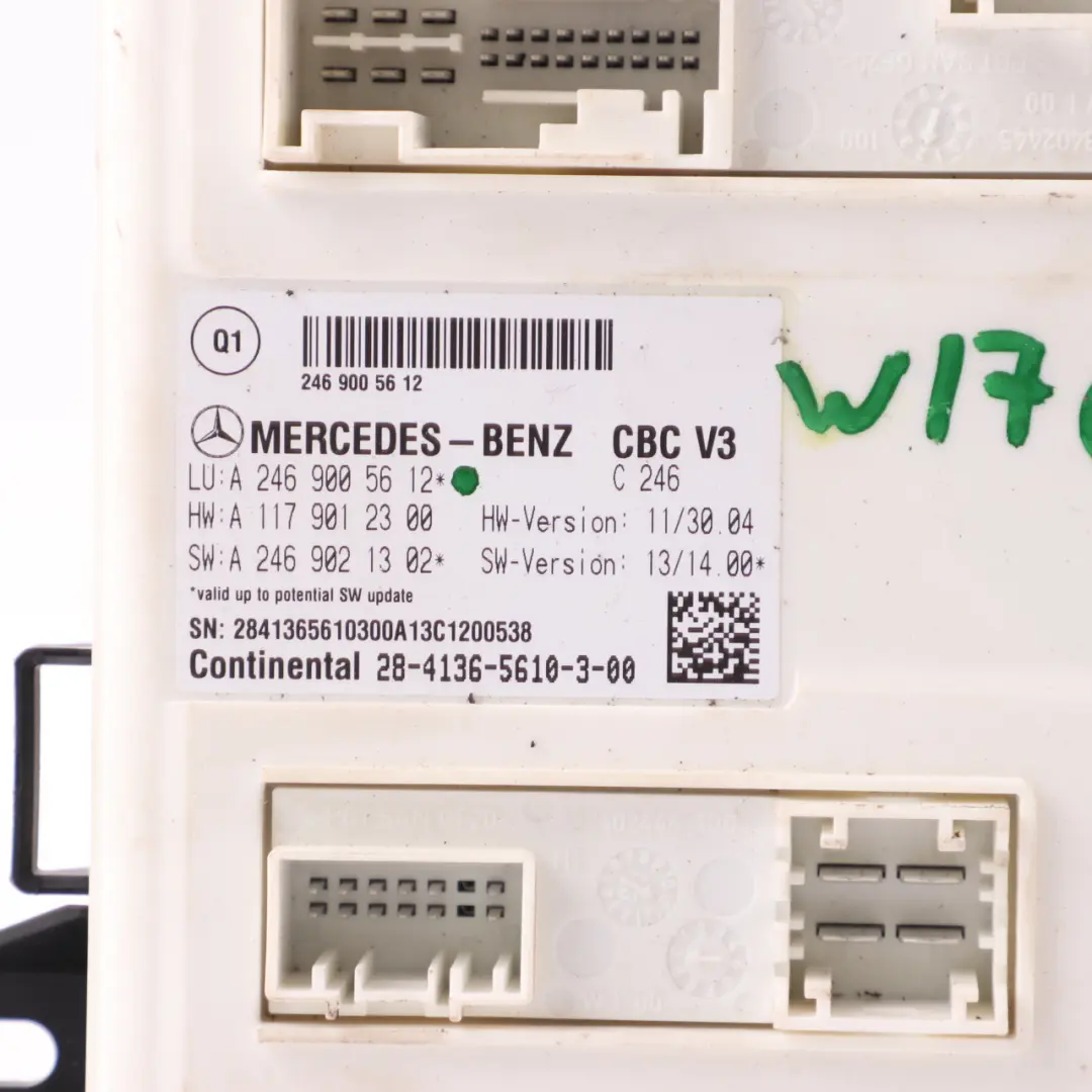 Fuse Box Mercedes W176 Front Fuse Relay Box Sam Control Module N10 to with Part number A2469005612 Fuse Box Mercedes W176 Front Fuse Relay Box Sam Control Module N10 - SKU A2469005612 - Part number A2469005612