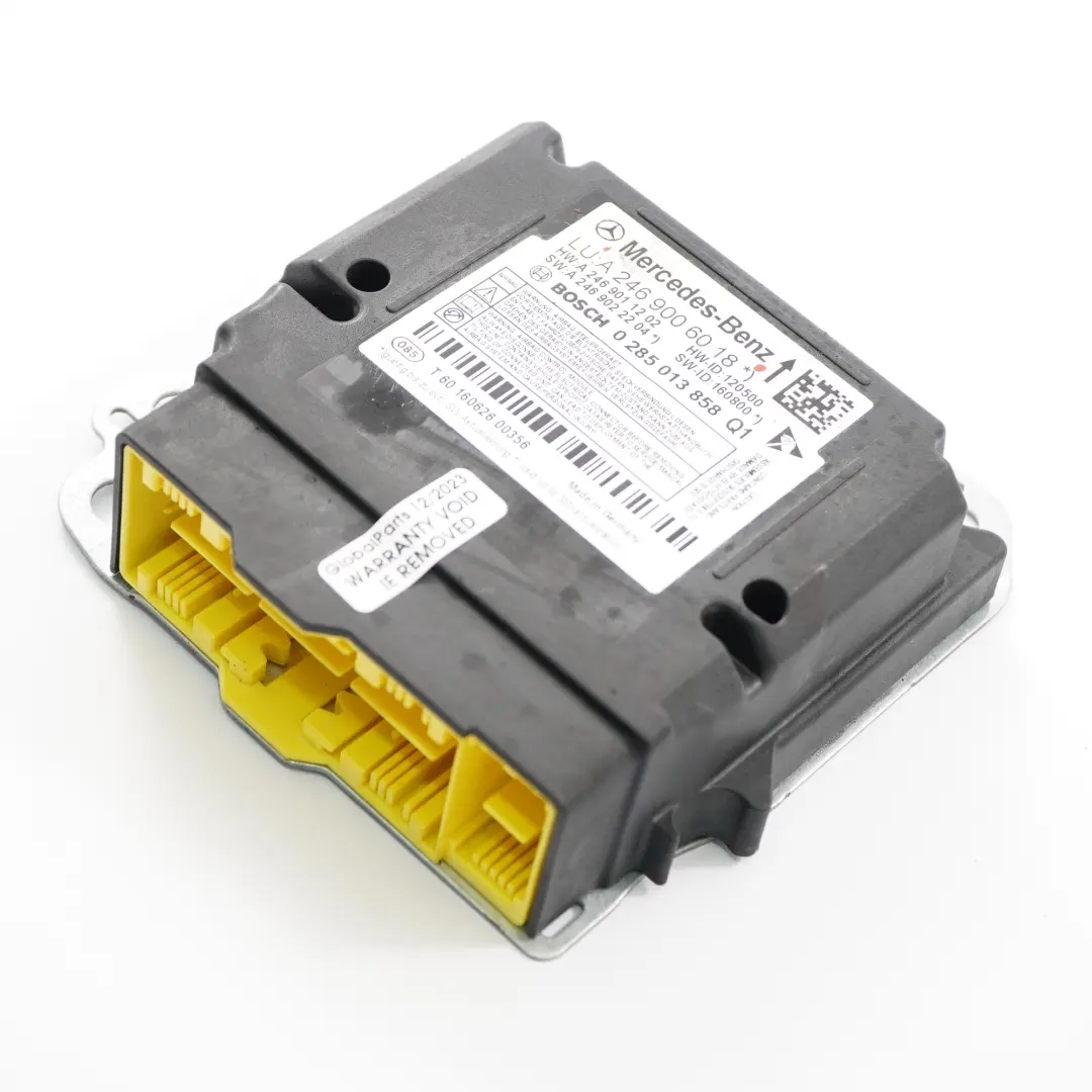 Retrattore bloccaggio della cintura dell'airbag Modulo controllo per Mercedes W246 con numero di parte A2469006018 Mercedes W246 Retrattore bloccaggio della cintura dell'airbag Modulo controllo - SKU A2469006018 - Numero di parte A2469006018