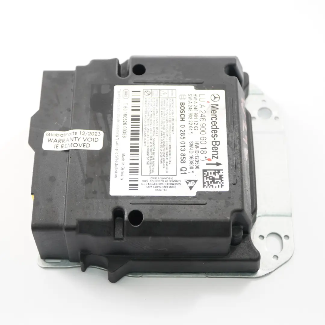 Módulo control del retractor bloqueo del cinturón del para Mercedes W246 con número de pieza A2469006018 Mercedes W246 Módulo control del retractor bloqueo del cinturón del - SKU A2469006018 - Número de pieza A2469006018