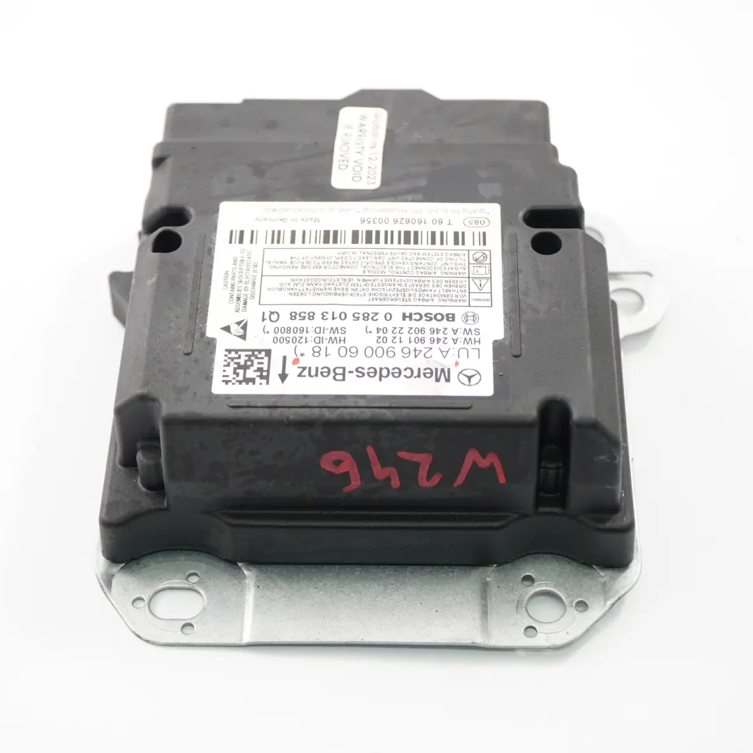 Airbag Gurtverriegelung Retractor Steuergerät Modul für Mercedes W246 mit Teilenummer A2469006018 Mercedes W246 Airbag Gurtverriegelung Retractor Steuergerät Modul - SKU A2469006018 - Teilenummer A2469006018