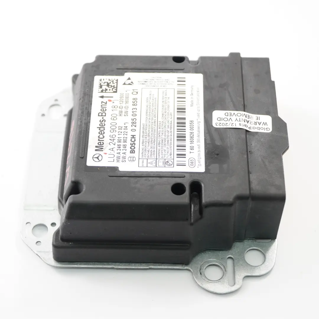 Airbag Gurtverriegelung Retractor Steuergerät Modul für Mercedes W246 mit Teilenummer A2469006018 Mercedes W246 Airbag Gurtverriegelung Retractor Steuergerät Modul - SKU A2469006018 - Teilenummer A2469006018