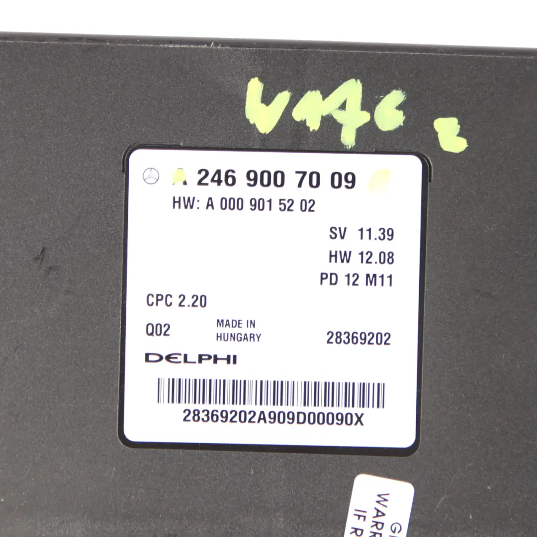 Mercedes W176 PDC Parking Distance Control Unit Module Sensor - SKU A2469007009 - Part number A2469007009