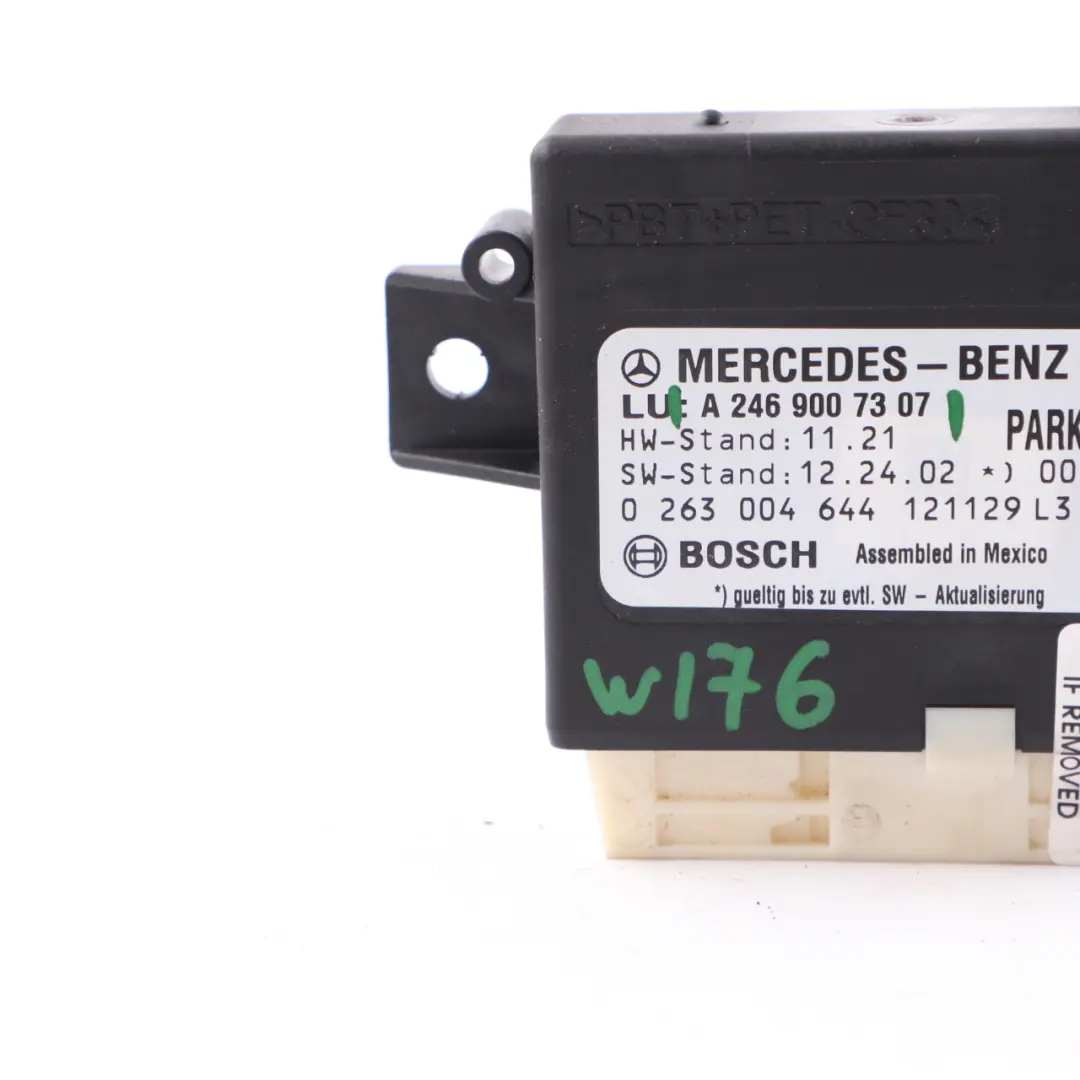 Mercedes W176 R231 Módulo Control PDC Sistema Parktronic N62 - SKU A2469007307 - Número de pieza A2469007307