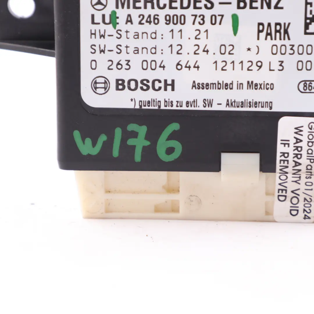 Mercedes W176 R231 Modulo Controllo PDC Sistema Parktronic N62 - SKU A2469007307 - Numero di parte A2469007307