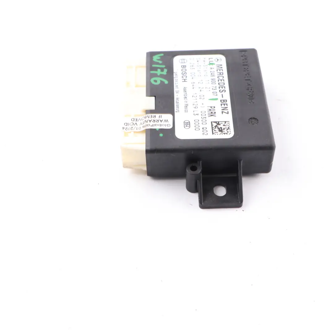 Módulo Control PDC Sistema Parktronic N62 para Mercedes W176 R231 con número de pieza A2469007307 Mercedes W176 R231 Módulo Control PDC Sistema Parktronic N62 - SKU A2469007307 - Número de pieza A2469007307