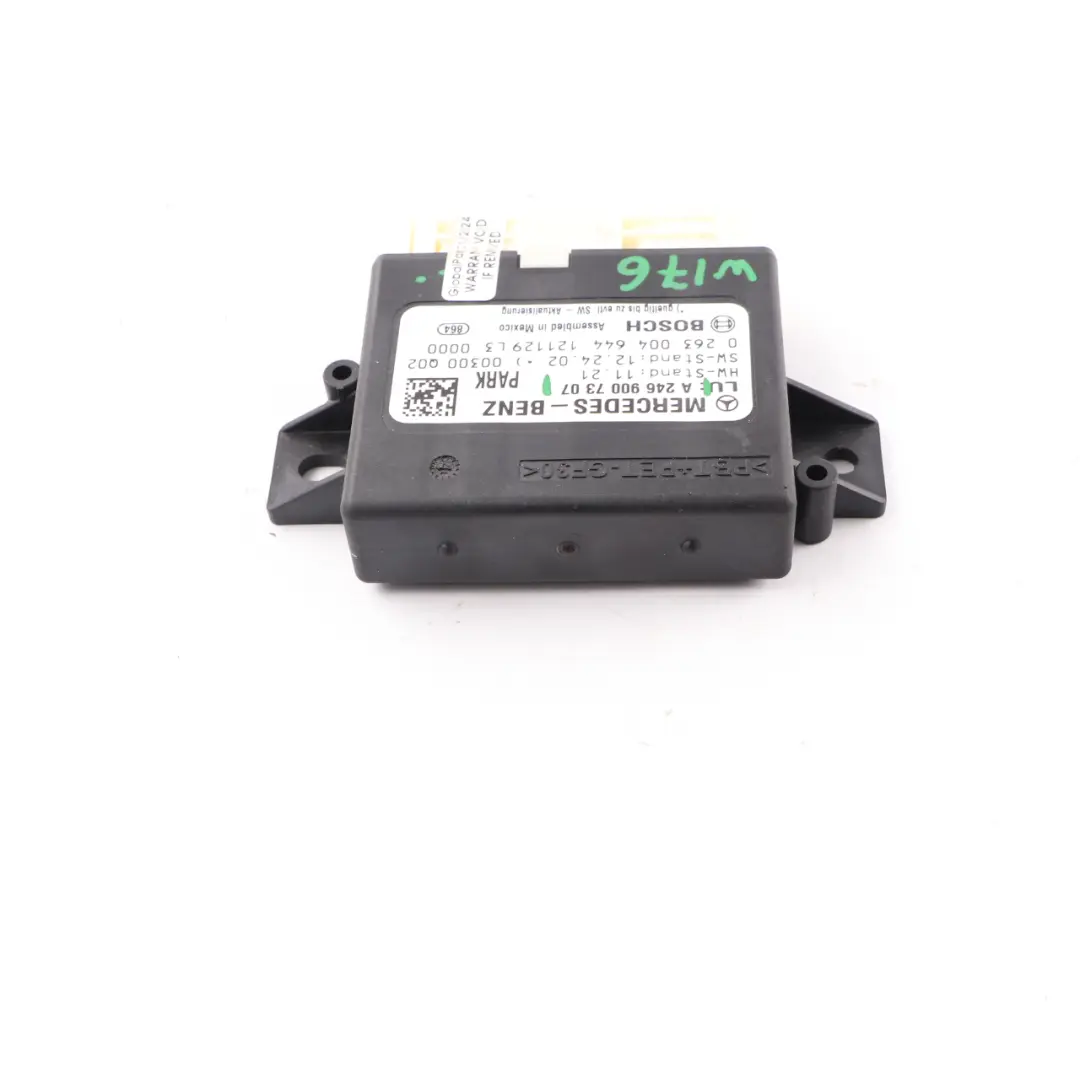 Modulo Controllo PDC Sistema Parktronic N62 per Mercedes W176 R231 con numero di parte A2469007307 Mercedes W176 R231 Modulo Controllo PDC Sistema Parktronic N62 - SKU A2469007307 - Numero di parte A2469007307