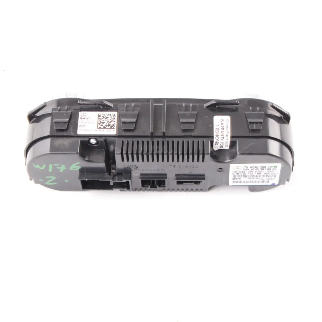 Mercedes W176 W246 Heater Climate Control Switch Panel Control Unit - SKU A2469008415 - Part number A2469008415