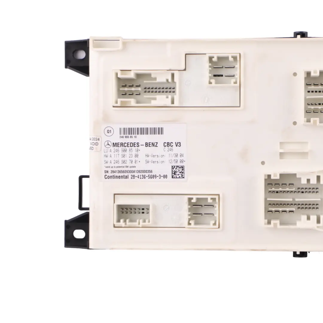 Mercedes W117 W176 W242 W246 Modulo controllo corpo Scatola fusibili Sam - SKU A2469008510 - Numero di parte A2469008510