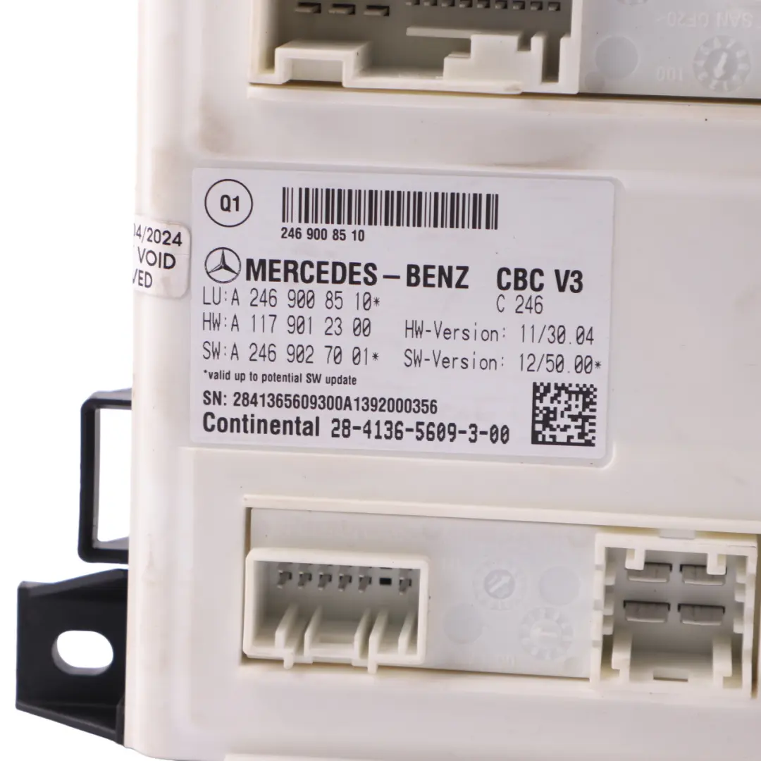 Mercedes W117 W176 W242 W246 Boîte fusibles module commande carrosserie Sam - SKU A2469008510 - Numéro de pièce A2469008510