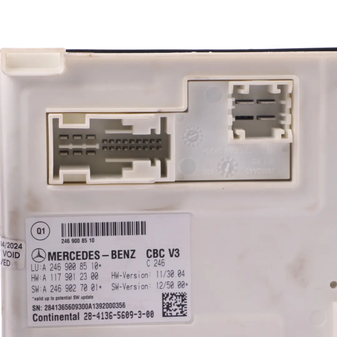 W117 W176 W242 W246 Modulo controllo corpo Scatola fusibili Sam per Mercedes con numero di parte A2469008510 Mercedes W117 W176 W242 W246 Modulo controllo corpo Scatola fusibili Sam - SKU A2469008510 - Numero di parte A2469008510