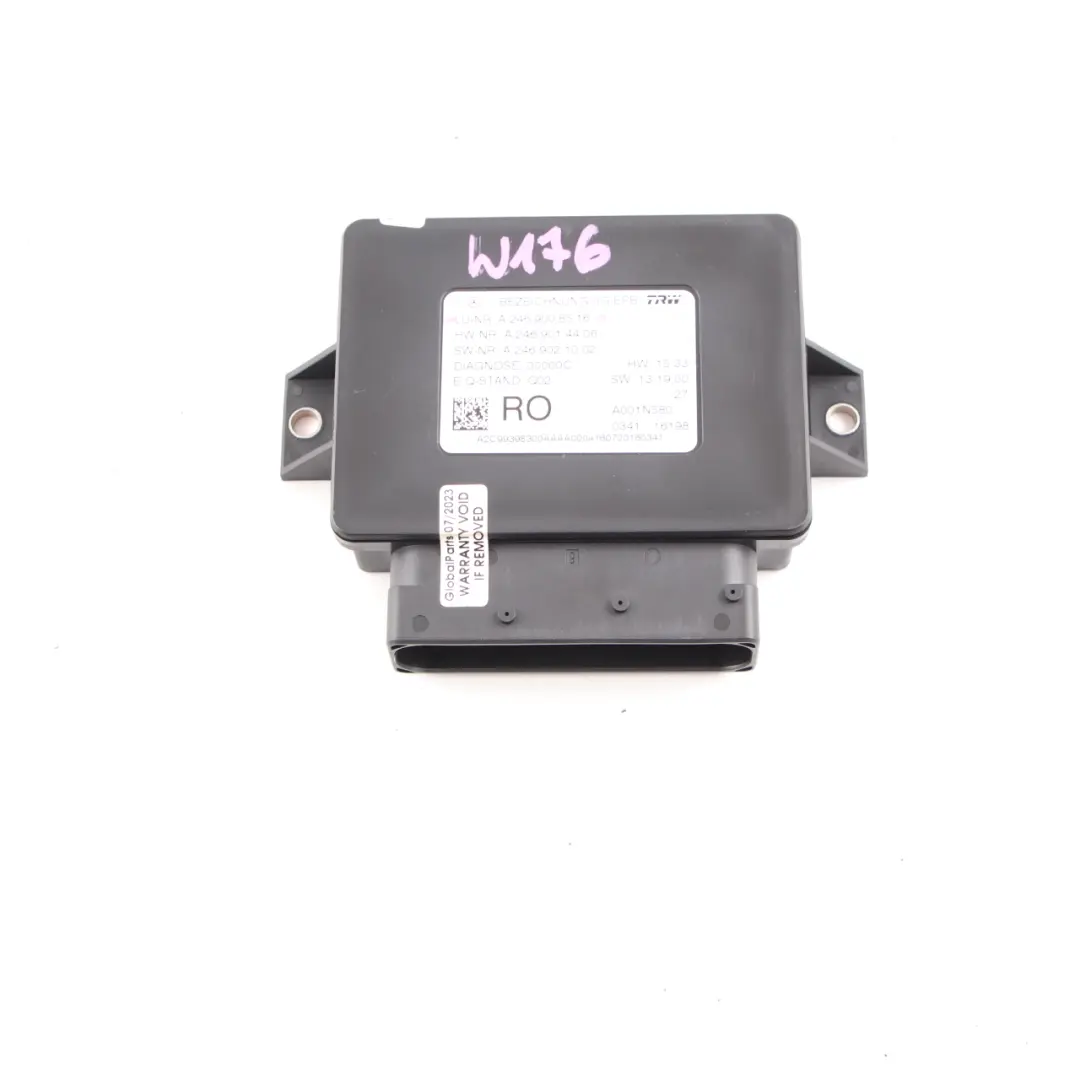 Módulo de freno de estacionamiento Mercedes W176 W246 eléctrico ECU para con número de pieza A2469008516 Módulo de freno de estacionamiento Mercedes W176 W246 eléctrico ECU - SKU A2469008516 - Número de pieza A2469008516