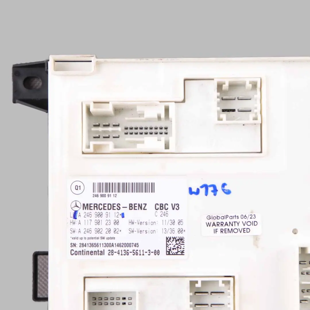  Contrôle Mercedes W176 W246 Module de la carrosserie BCM ECU - SKU A2469009112 - Numéro de pièce A2469009112