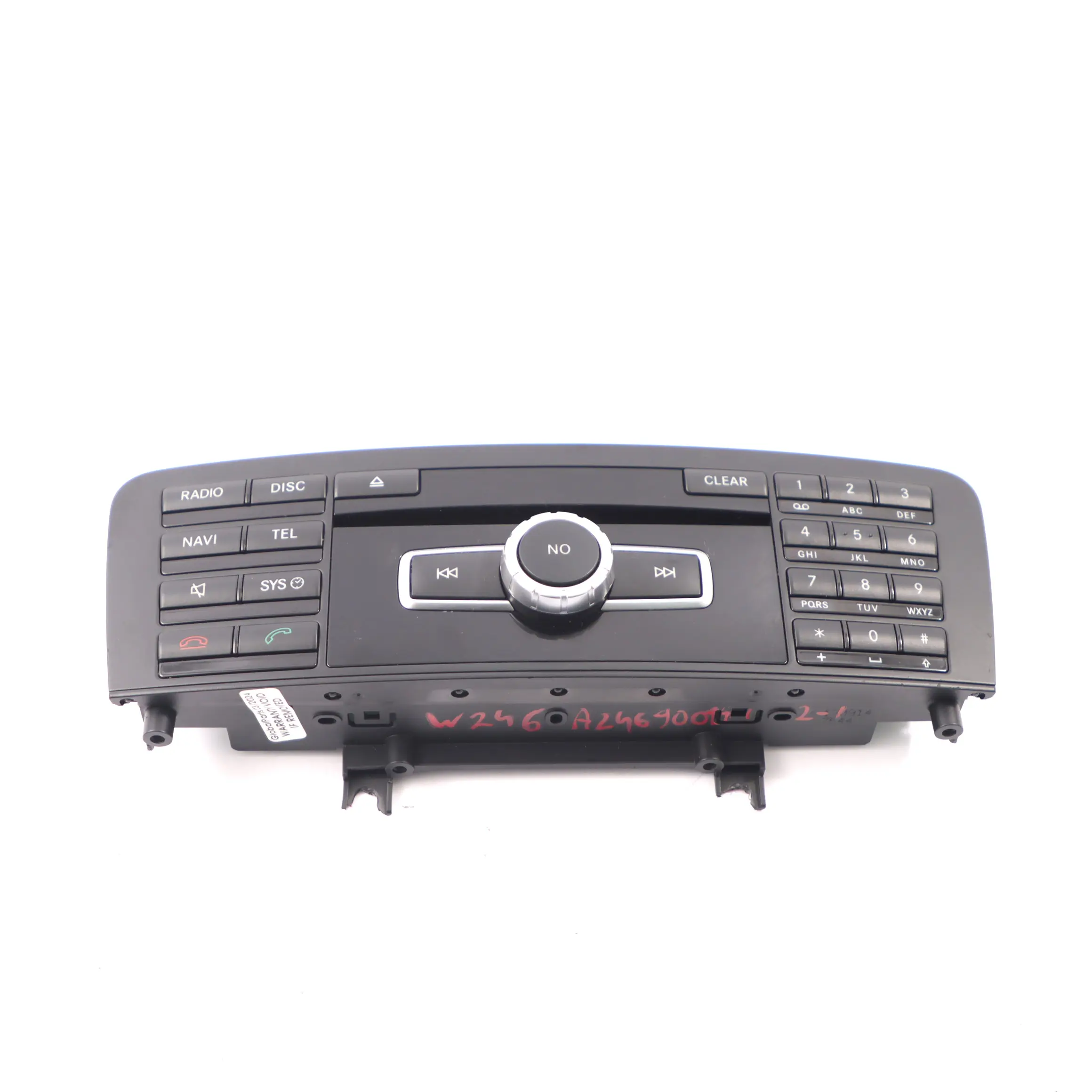 Radio Panel Mercedes W176 W242 W246 Radio Multimedia Switch Control A2469009412