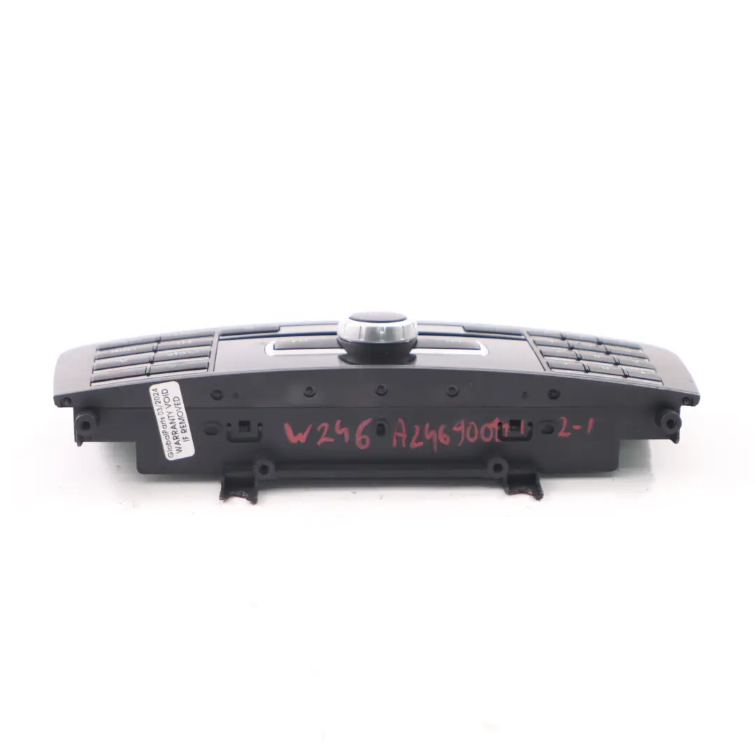  Panneau Radio Mercedes W176 W246 Radio Multimedia Switch Control - SKU A2469009412-1 - Numéro de pièce A2469009412